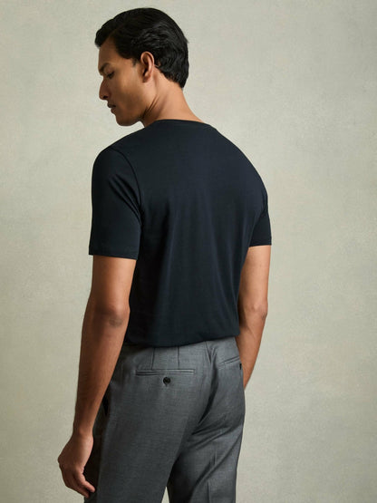 Reiss Popular Choice - Cotton-Jersey Crew-Neck T-shirts 3 Pack in Multi