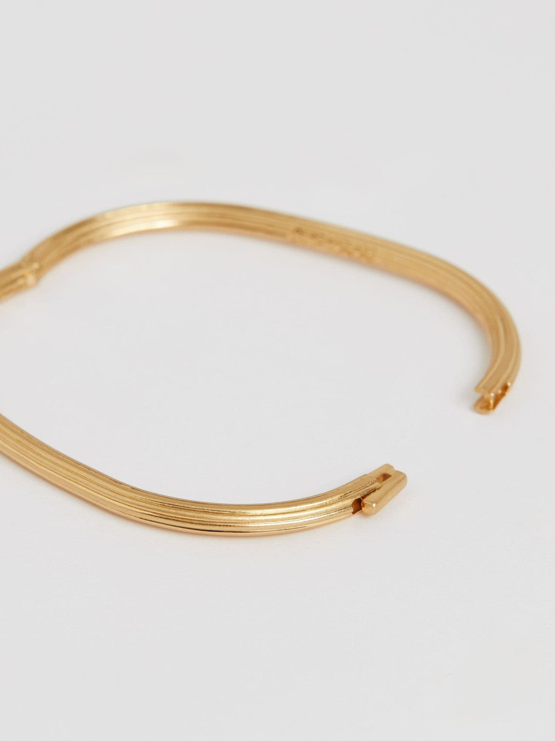 Reiss Affordable - Contour Hinged Cuff in Gold Tone