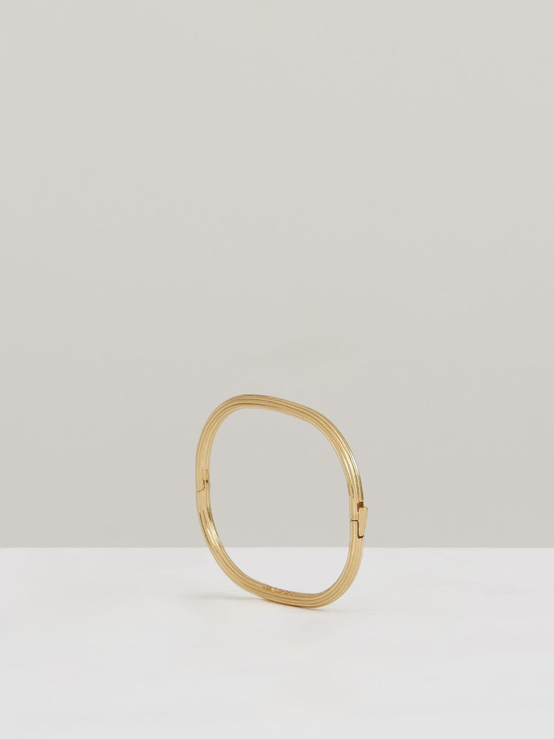 Reiss Affordable - Contour Hinged Cuff in Gold Tone