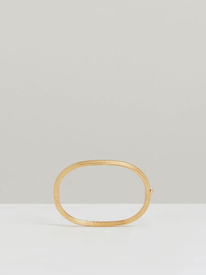 Reiss Affordable - Contour Hinged Cuff in Gold Tone
