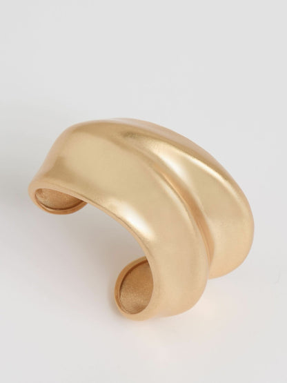 Reiss Affordable - Sculptural Cuff in Gold Tone