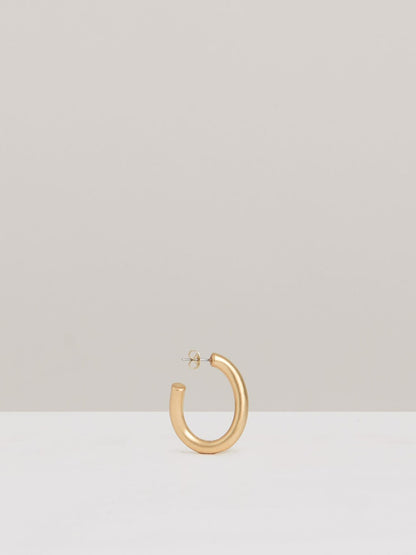 Reiss Popular Choice - Wave Hoop Earrings in Gold Tone