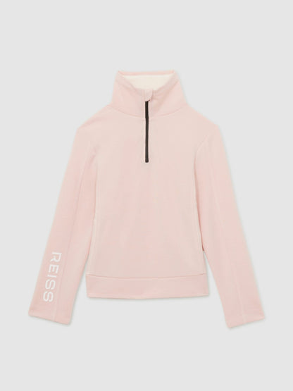 Reiss Best Seller - 9-13 yrs Funnel-Neck Base-Layer Top in Pink