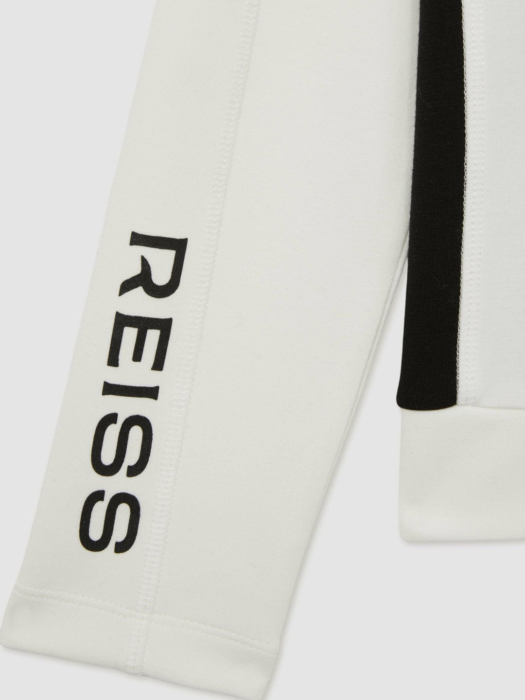 Reiss Deal - 4-9 yrs Funnel-Neck Base-Layer Top in White/Black
