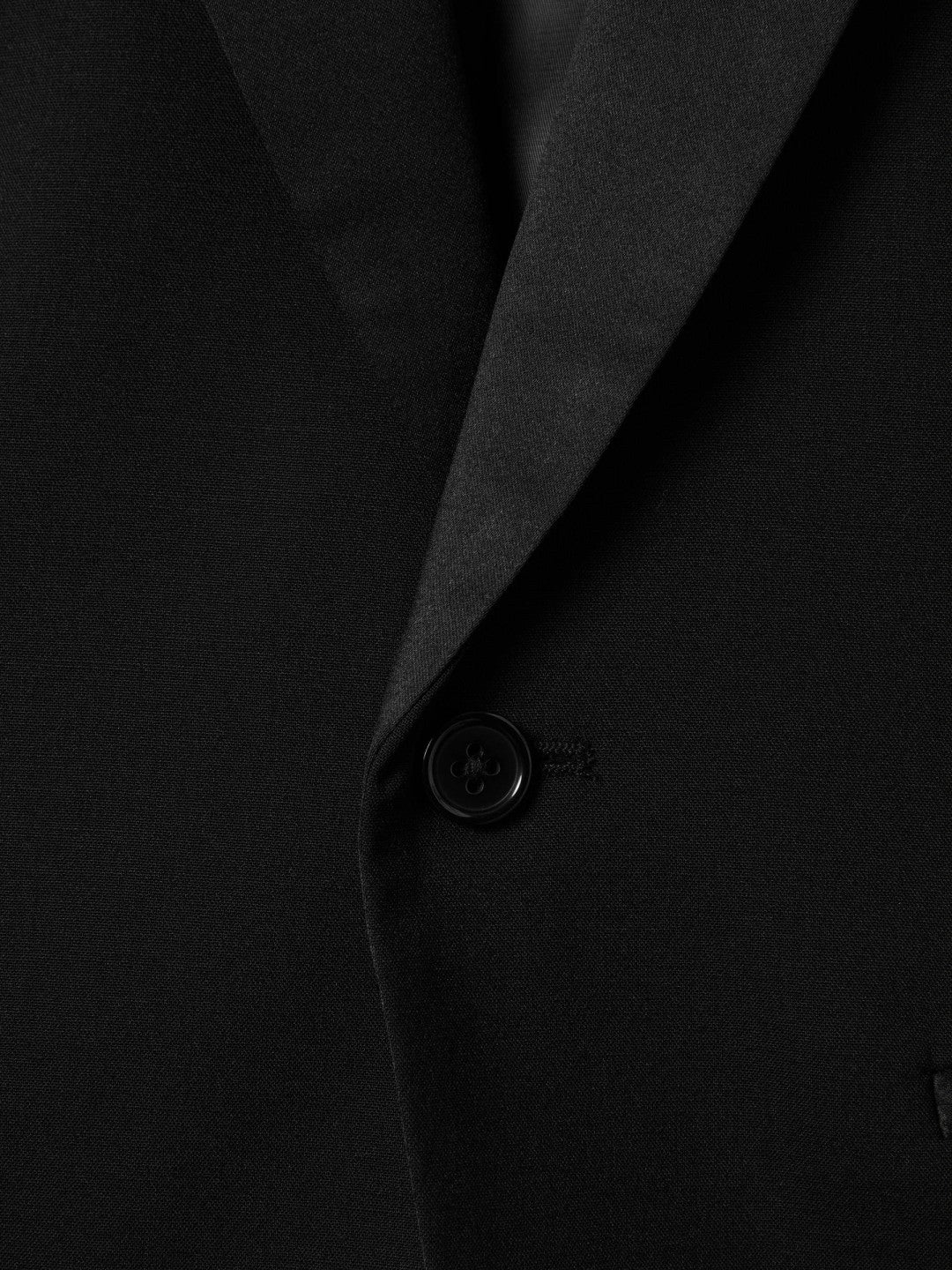 Reiss 3-9 yrs Tuxedo Satin Single Breasted Blazer in Black