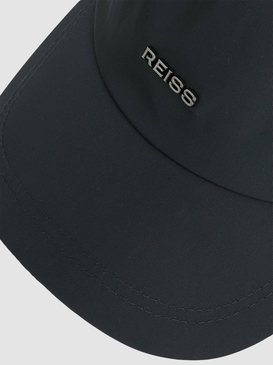 Reiss Deal - Logo Lettering Baseball Cap in Navy
