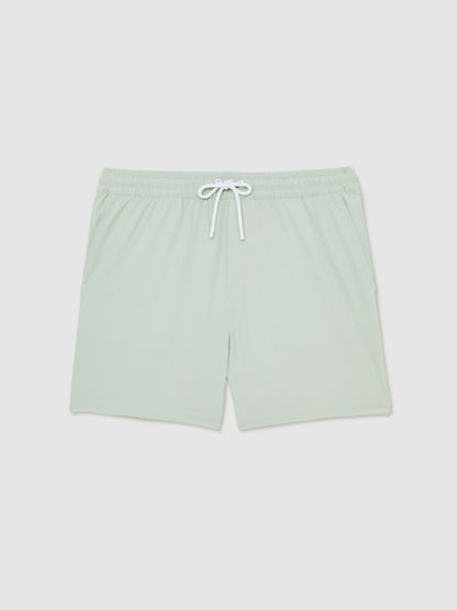 Reiss Deal - Drawstring Swim Shorts in Mint Green