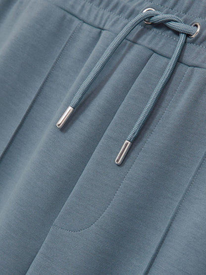 Reiss Affordable - Drawstring Jersey Joggers in Airforce Blue