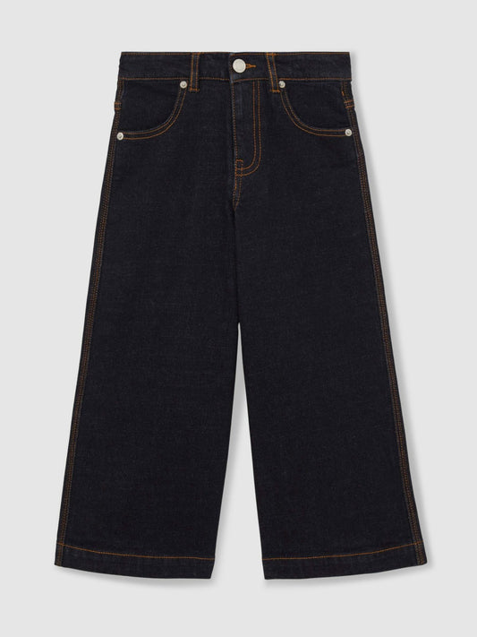Reiss Savings - 13-14 yrs Wide-Leg Jeans in Indigo
