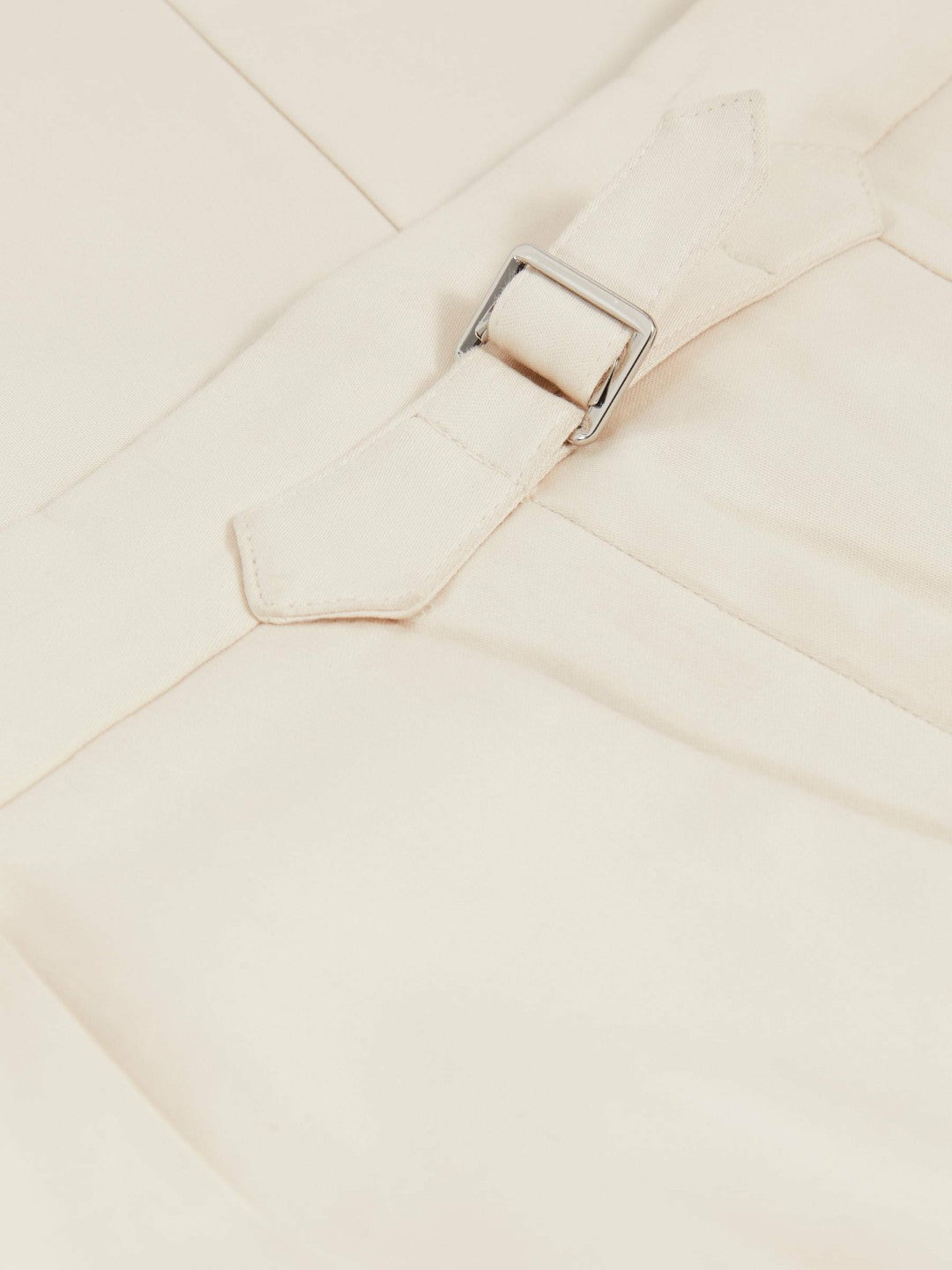 Reiss Affordable - Cotton-Blend Tapered Trousers in Stone