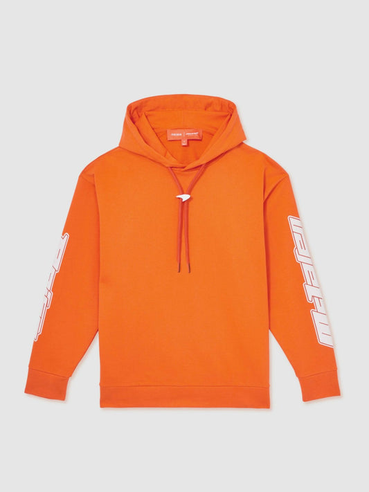 Reiss Value - McLaren F1 Team Oversize Toggle Hoodie Unisex Fit in Papaya Orange