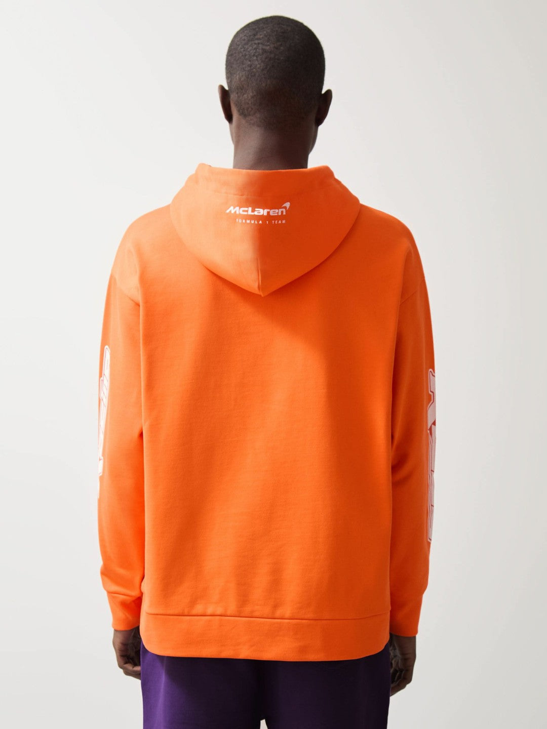 Reiss Value - McLaren F1 Team Oversize Toggle Hoodie Unisex Fit in Papaya Orange