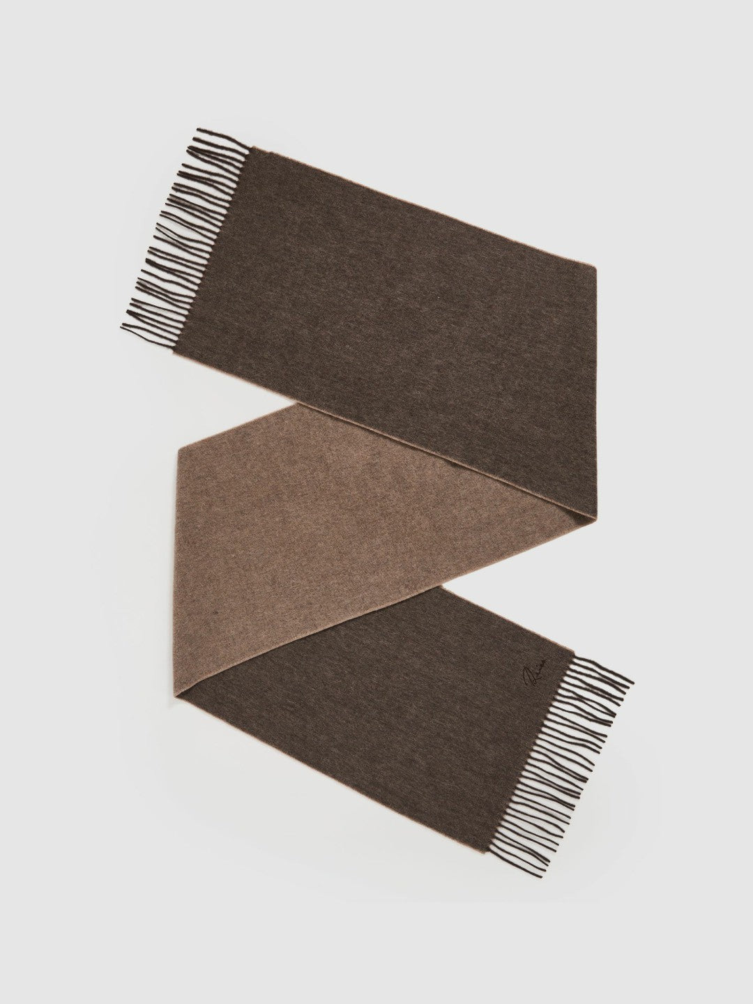 Reiss Offer - Wool and Cashmere Scarf in Taupe