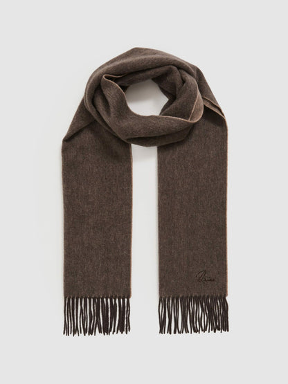 Reiss Offer - Wool and Cashmere Scarf in Taupe
