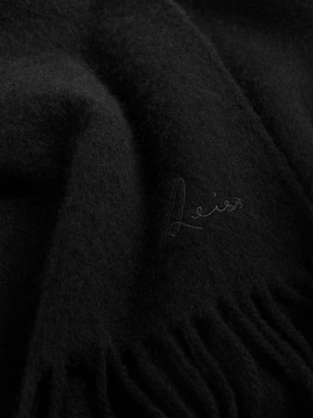 Reiss Offer - Wool and Cashmere Scarf in Black