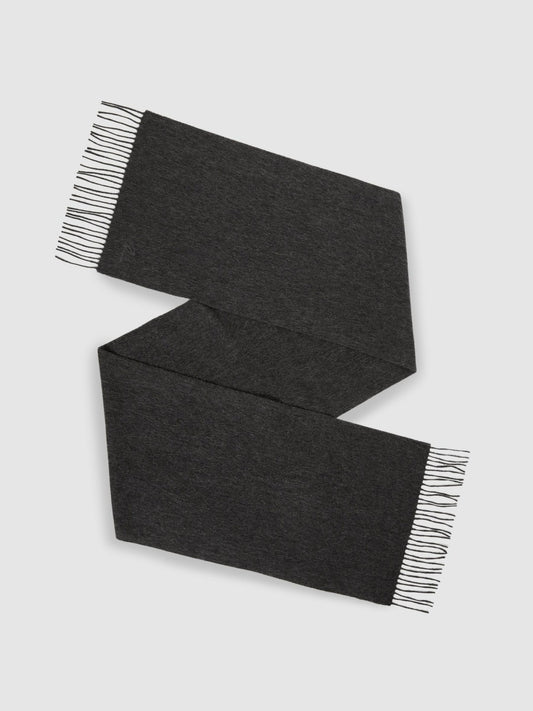 Reiss Savings - Wool and Cashmere Scarf in Charcoal