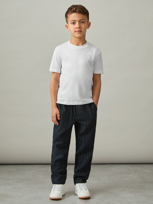Reiss 3-9 yrs Cotton Crew-Neck T-Shirts 3 Pack in White