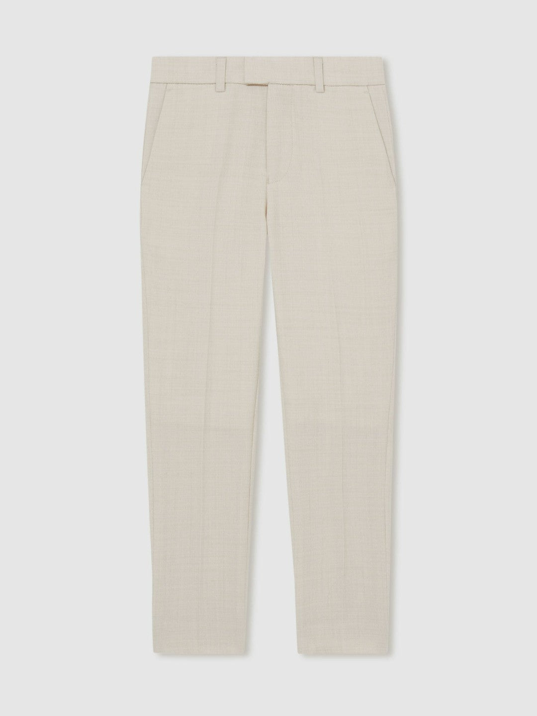 Reiss Offer - 3-9 yrs Slim-Fit Trousers With Wool in Stone