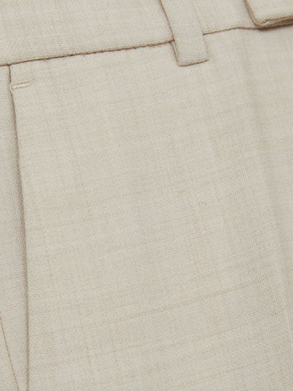 Reiss Offer - 3-9 yrs Slim-Fit Trousers With Wool in Stone