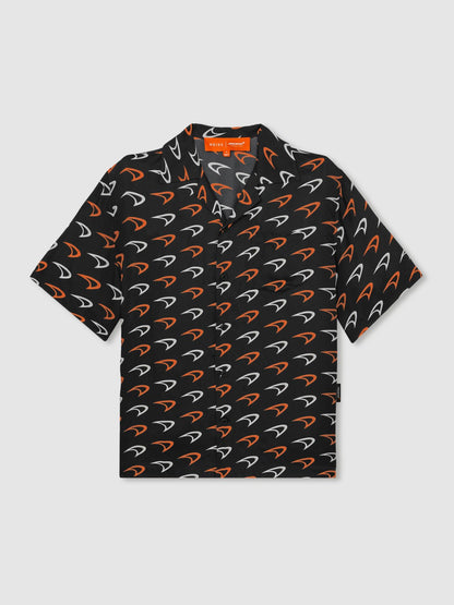 Reiss Best Seller - McLaren F1 Team Speedmark Logo Shirt in Black