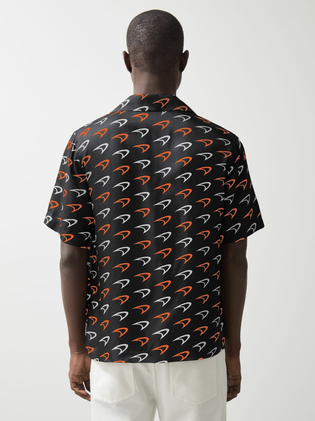 Reiss Best Seller - McLaren F1 Team Speedmark Logo Shirt in Black