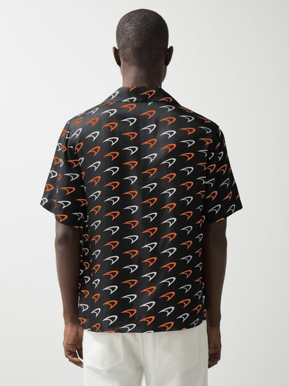 Reiss Best Seller - McLaren F1 Team Speedmark Logo Shirt in Black