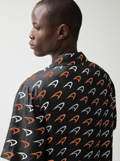 Reiss Best Seller - McLaren F1 Team Speedmark Logo Shirt in Black