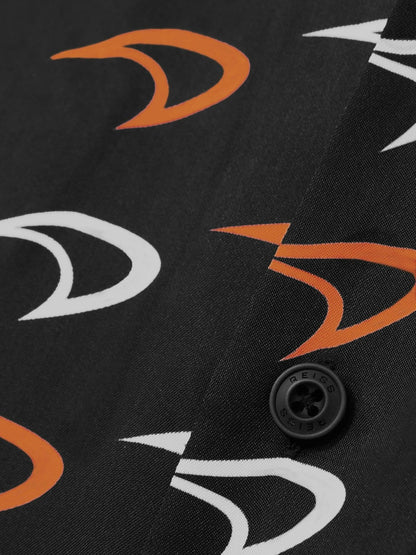 Reiss Best Seller - McLaren F1 Team Speedmark Logo Shirt in Black