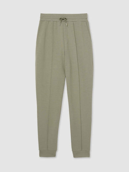 Reiss Offer - Drawstring Jersey Joggers in Sage