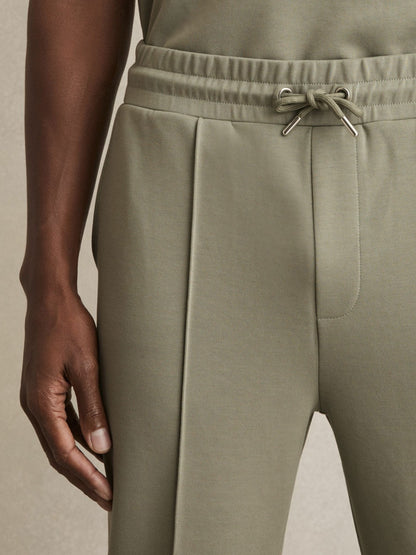 Reiss Offer - Drawstring Jersey Joggers in Sage