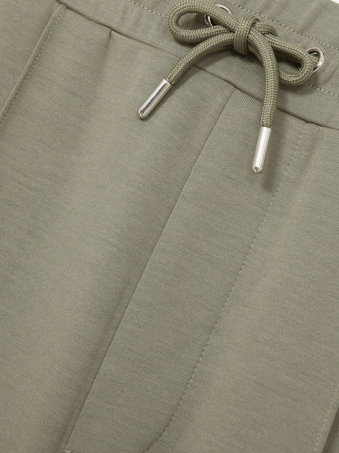 Reiss Offer - Drawstring Jersey Joggers in Sage