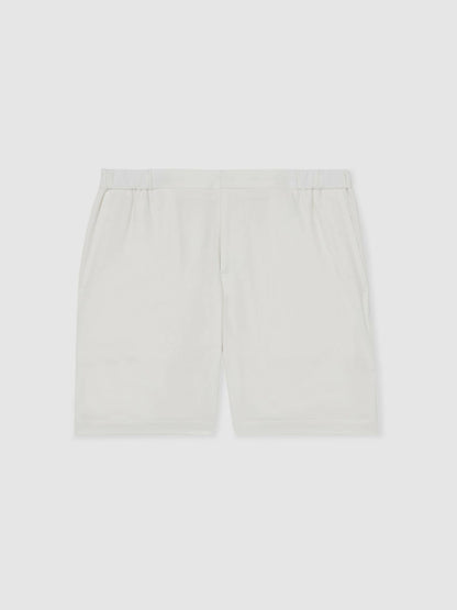 Reiss Sale - Drawstring Chino Shorts in White