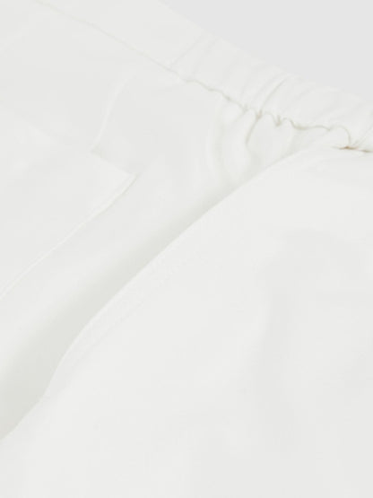 Reiss Sale - Drawstring Chino Shorts in White