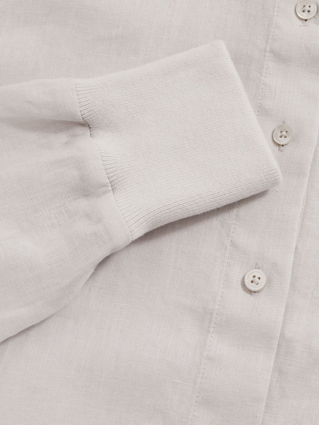 Reiss Featured - | Les 100 Ciels Linen Shirt in Soft Grey