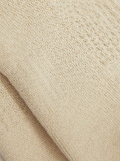 Reiss Savings - Cotton-Blend Striped Crew Socks in Cream