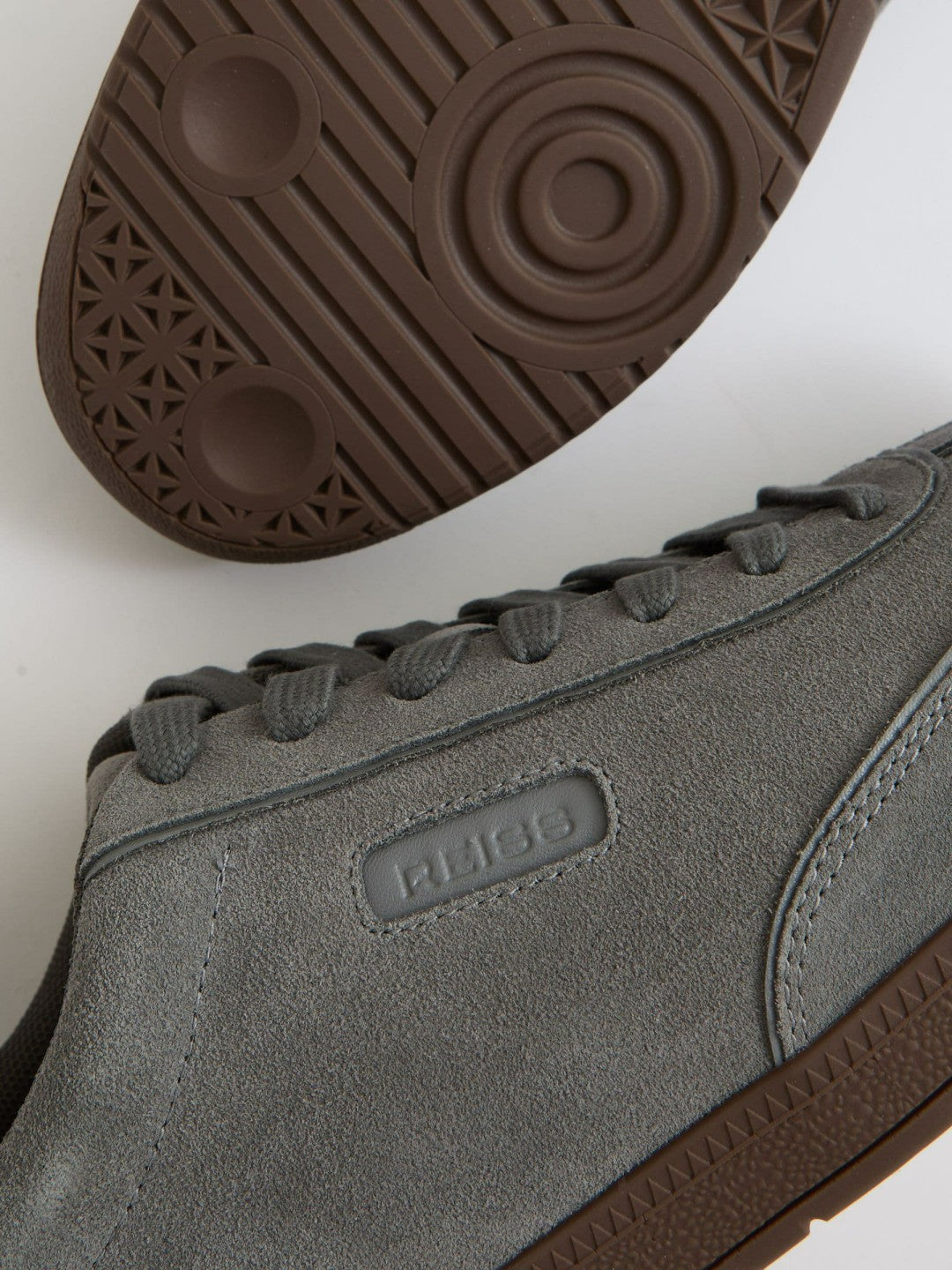 Reiss Savings - Suede Low-Top Trainers in Dark Grey