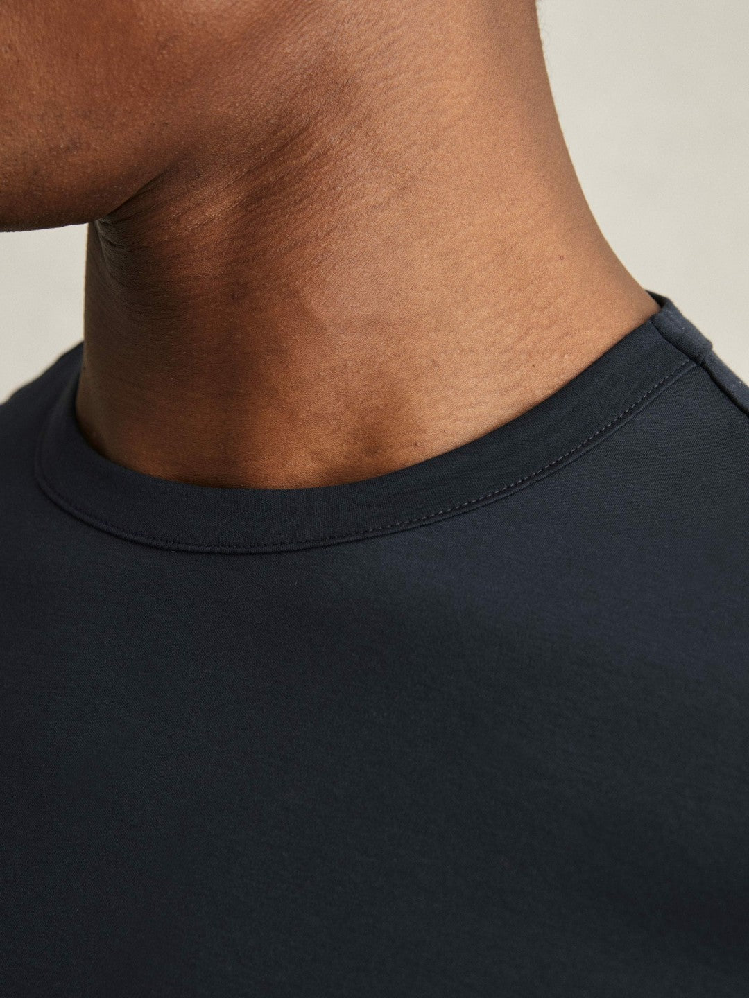 Reiss Offer - Mercerised-Cotton Crew-Neck T-Shirt in Navy