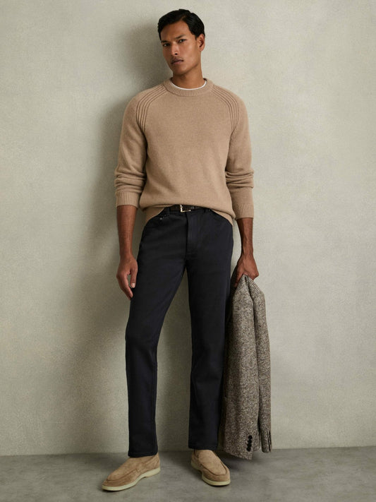 Reiss Best Seller - Cotton-Stretch Slim-Fit Jeans in Navy