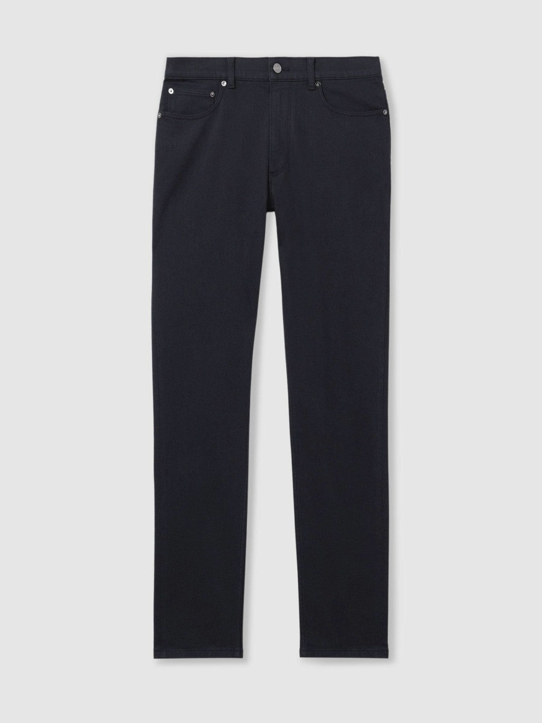 Reiss Best Seller - Cotton-Stretch Slim-Fit Jeans in Navy