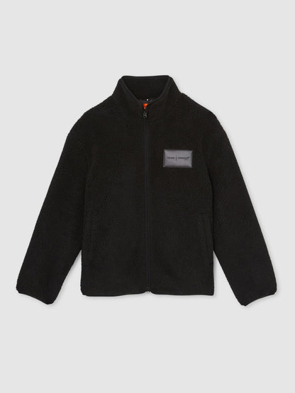Reiss Featured - McLaren F1 Team Embroidered Fleece Jacket Unisex Fit in Black