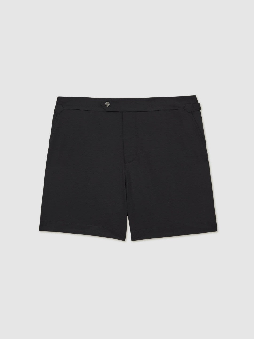 Reiss Best Seller - Side-Adjuster Swim Shorts in Black