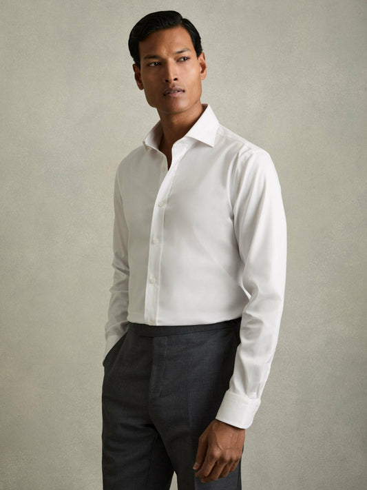 Reiss Savings - Regular Fit Shirt in White