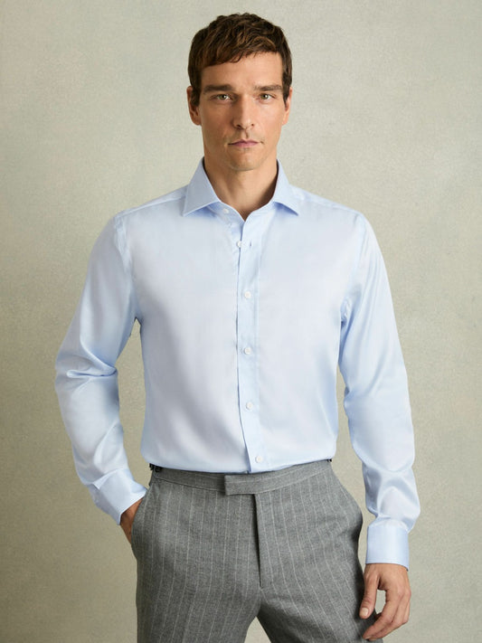 Reiss Best Seller - Regular Fit Shirt in Soft Blue