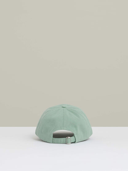 Reiss Popular Choice - Cotton Logo-Embroidered Baseball Cap in Washed Green