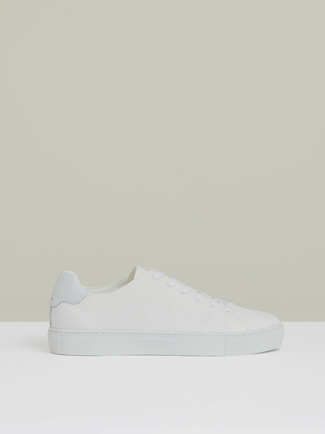 Reiss Best Seller - Knitted Low-Top Trainers in White