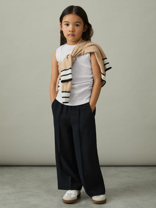 Reiss Savings - 4-9 yrs Ruched Vest Top in White