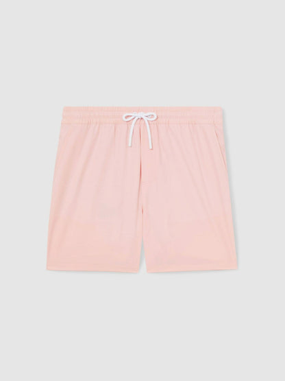 Reiss Featured - Drawstring Swim Shorts in Pink