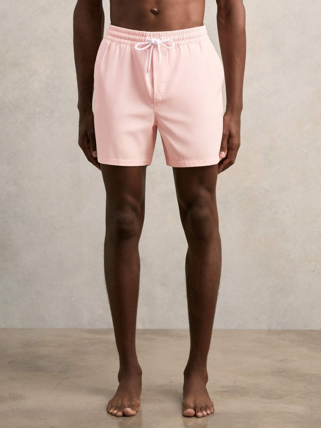 Reiss Featured - Drawstring Swim Shorts in Pink