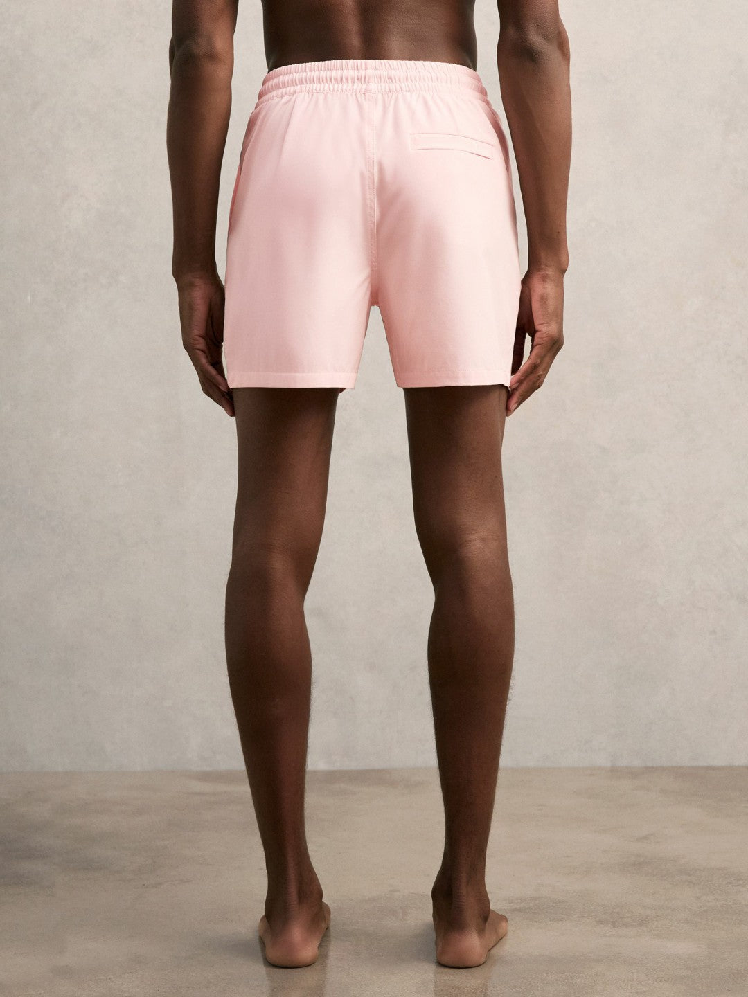 Reiss Featured - Drawstring Swim Shorts in Pink