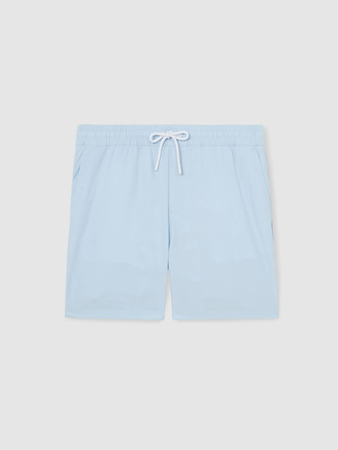 Reiss Deal - Drawstring Swim Shorts in Soft Blue